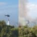 Vasto incendio a Capoterra, le fiamme lambiscono l’Rsa di via Lombardia