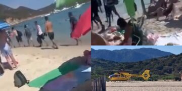 Su Giudeu, dopo avere ferito la ragazza i migranti non si fermano e scappano a Tuerredda