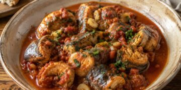 La cultura nel piatto, anguille in umido alla sarda