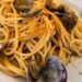 La cultura nel piatto, spaghetti con arselle e bottarga