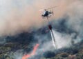 Muravera, il territorio divorato dalle fiamme, evacuate diverse abitazioni, la rabbia della sindaca Francesca Mattana