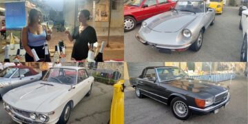 Sant’Antonio di Santadi, auto d’epoca e calici sotto le stelle -VIDEO