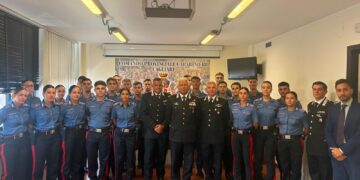 Cagliari, arrivati 24 Carabinieri Allievi Marescialli per il potenziamento estivo dei presidi dell’Arma