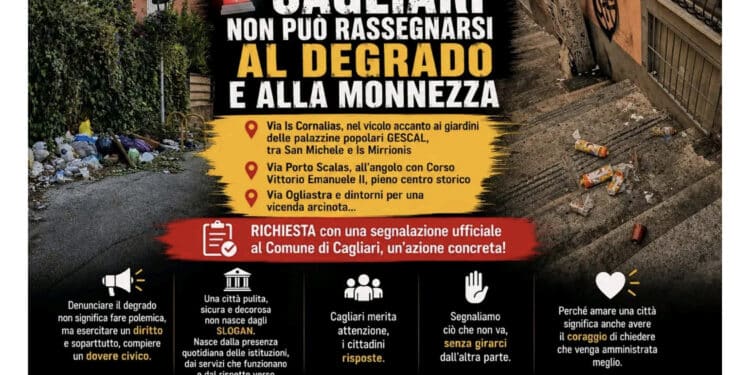 Rifiuti a Cagliari, il blogger Marcello Polastri scrive al Comune: “Non possiamo rassegnarci”