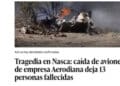 Tragedia in Perù: precipita un aereo a Nazca, 13 morti di cui  7 italiani