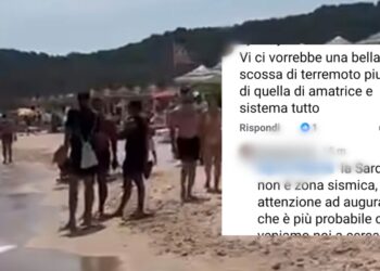 Social choc per il caro ombrelloni in Sardegna: “Vi auguro un terremoto peggiore di quello di Amatrice”