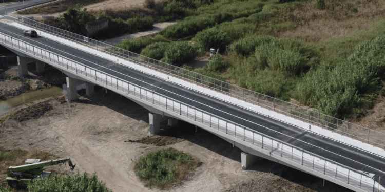 Anas, conclusi i lavori di riqualificazione del ponte “Flumini Mannu” a Samassi