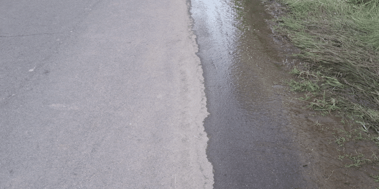 Porto Columbu, perdita d’acqua storica in via Amundsen