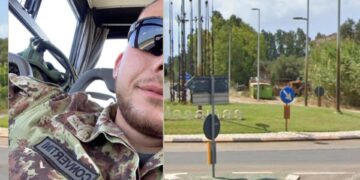 Masainas in lacrime per il giovane militare di 26 anni: Simone muore in moto, la fidanzata è in gravi condizioni