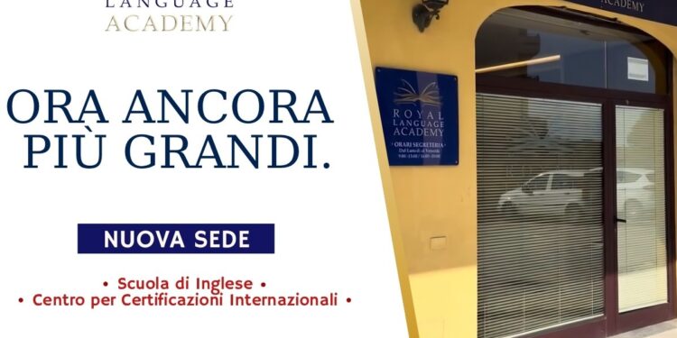 Dieci anni di crescita, una nuova casa: Royal Language Academy sbarca a Cagliari
