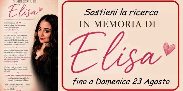 Sestu, una donazione in favore della ricerca in memoria di Elisa
