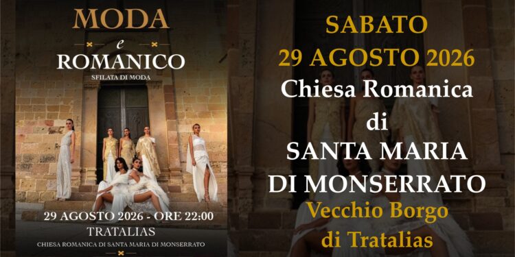 Al vecchio borgo di Tratalias il fascino del romanico e dell’alta moda