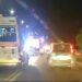 Incidente choc a Margine Rosso, quattro auto coinvolte: diversi feriti e due ambulanze sul posto (VIDEO)