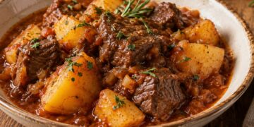 La cultura nel piatto, brasato con manzo e patate