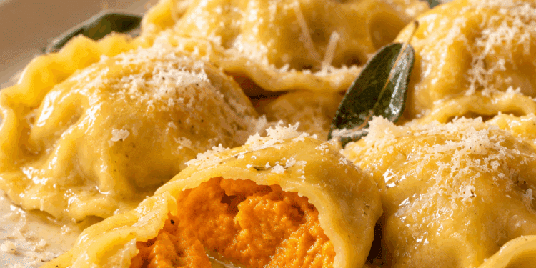 La cultura nel piatto: tortelli di zucca al burro