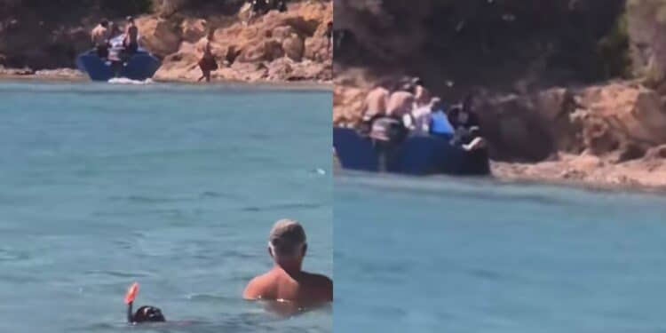 Tuerredda come Su Giudeu, clandestini sbarcano nuovamente tra i bagnanti indignati