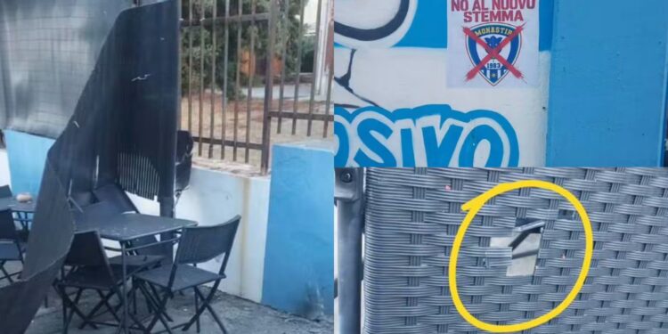 Monastir, grave episodio all’interno dell’impianto sportivo: un grosso petardo esploso davanti al bar appena sistemato