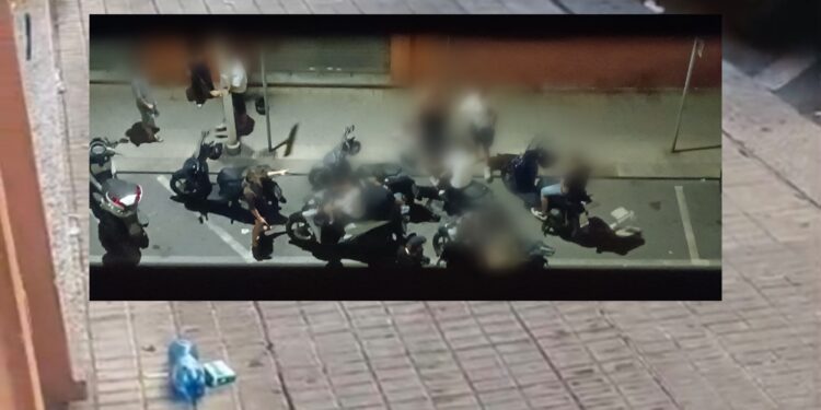 Cagliari, decine di ragazzi radunati nel cuore della notte mettono sotto scacco San Benedetto