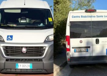 Assemini: il bus per i disabili rubato e abbandonato a Selargius