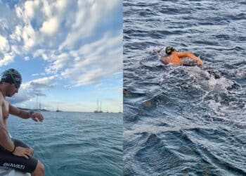 Da Villasimius al Poetto a nuoto in solitaria: straordinaria impresa per Matteo Picci
