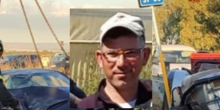 Villacidro in lutto per la morte di Massimo Poddesu, travolto sulla Sp 60 mentre rientrava dal lavoro