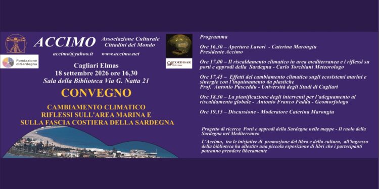 Cambiamento climatico, riflessi sull’area marina e sulla fascia costiera della Sardegna