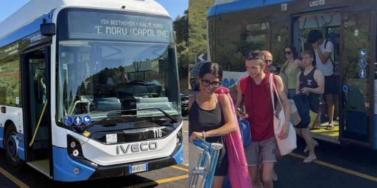 Quartu Sant’Elena, tutti al mare con i bus del Ctm: 14 mila passeggeri in due mesi