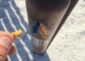 Cagliari, posacenere strapieni e mai svuotati alla prima fermata del Poetto