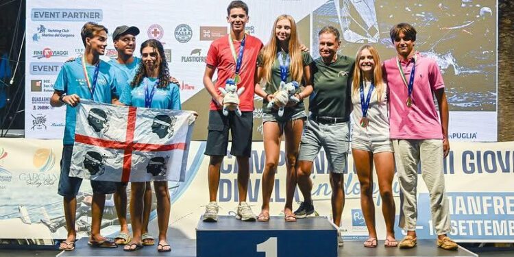 Campionati italiani giovanili in doppio: tre podi per il Windsurfing Club Cagliari
