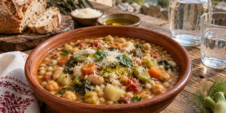 La cultura nel piatto, il minestrone tutto sardo della longevità