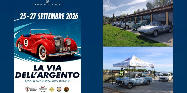 Cagliari: le auto storiche tornano protagoniste sulle strade della Sardegna con “Ruote nella Storia 2026 – La Via dell’Argento”