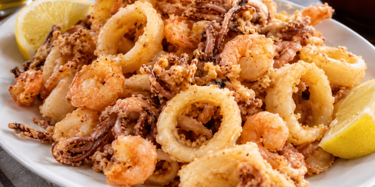 La cultura nel piatto: fritto misto calamari e gamberetti