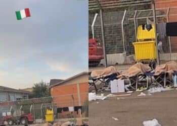 Monastir, i migranti dormono all’aperto in brandine e coperte di fortuna e tra i rifiuti