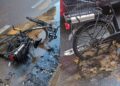 Assemini, buca più perdita idrica diventano una trappola per i passanti