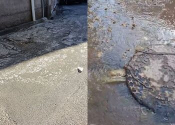 Assemini, liquami fognari in via Marconi e via Sassari