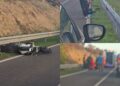 Samassi, perde il controllo della moto e finisce a terra: pauroso incidente alle porte del paese