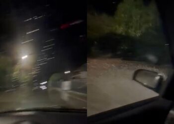 Tempesta di tuoni e fulmini in tutto il Sud Sardegna, strade allagate e disagi dopo il temporale
