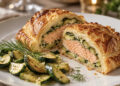 La cultura nel piatto, salmone in crosta con zucchine: eleganza e semplicità in tavola