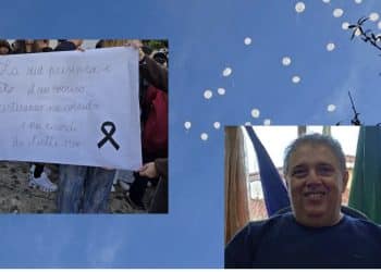 Guspini, il Buonarroti Volta saluta il suo dirigente Mauro Canu con striscioni e palloncini: “Per sempre con noi”