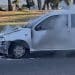 Quartu, auto in corsa prende fuoco al Poetto: illeso il conducente