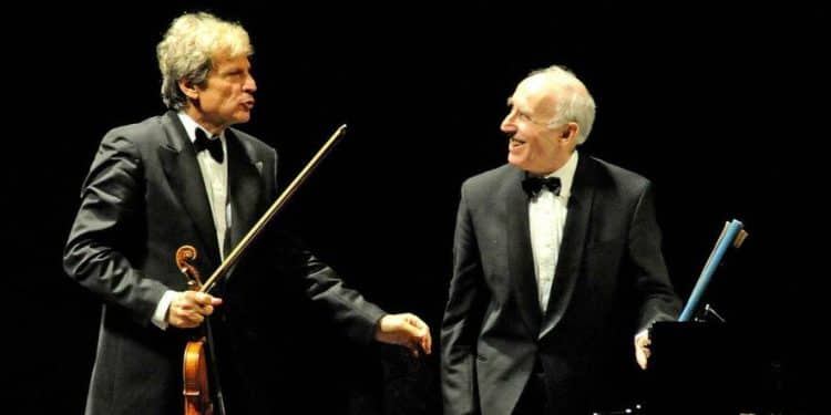 Uto Ughi e Bruno Canino, due leggende della musica classica insieme a Cagliari